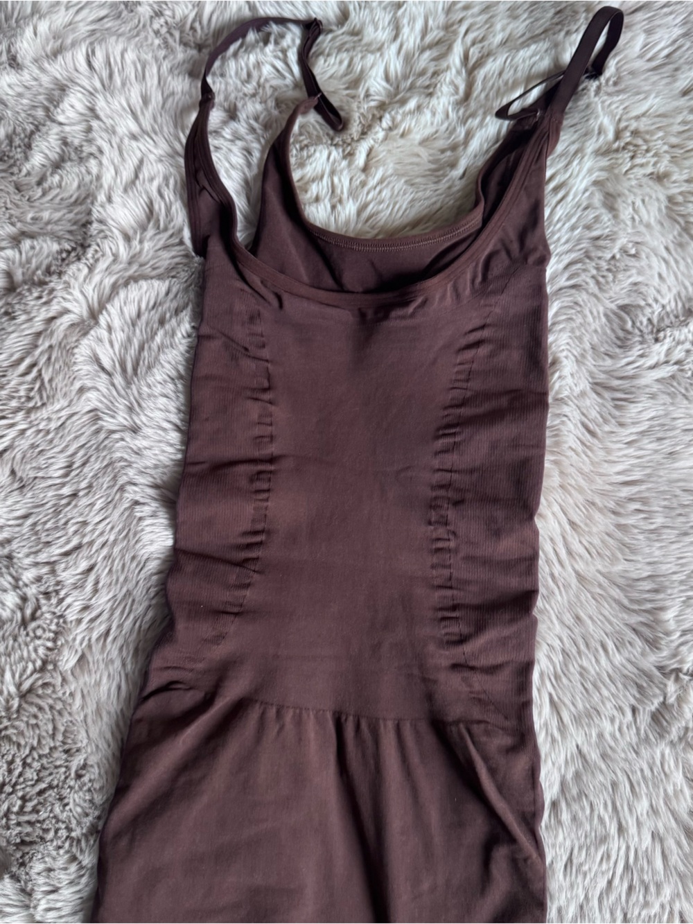 SKIMS Brown Sculpting Shapewear Dress - Picture 3 of 4